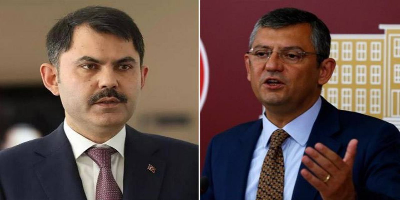 Bakan Kurum'dan CHP'li Özel'e: Millet iradesini konuşacak en son kişi sensin; millete parmak sallamayı bırakın!
