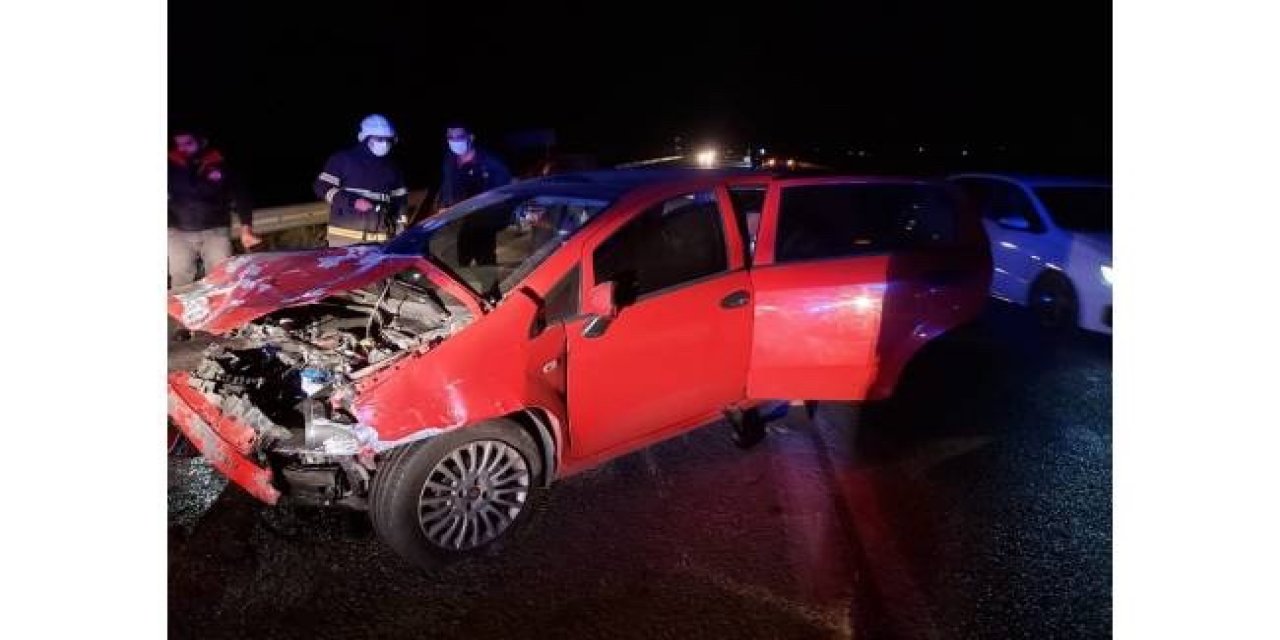 Osmaniye'de iki otomobil çarpıştı; 1 ölü 5 yaralı
