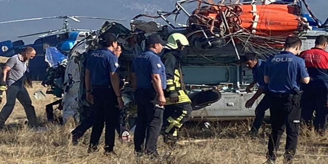 Yangın söndürme helikopteri düştü: Ölü ve yaralılar var!