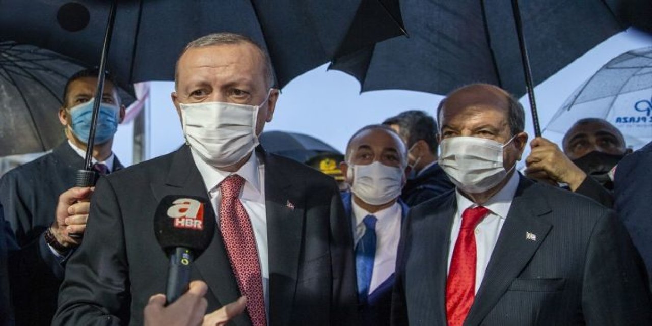 Erdoğan ve Ersin Tatar'dan Maraş'ta ortak açıklama: Kuzey Kıbrıs'a yapılan adaletsizliği hazmetmek mümkün değildir.