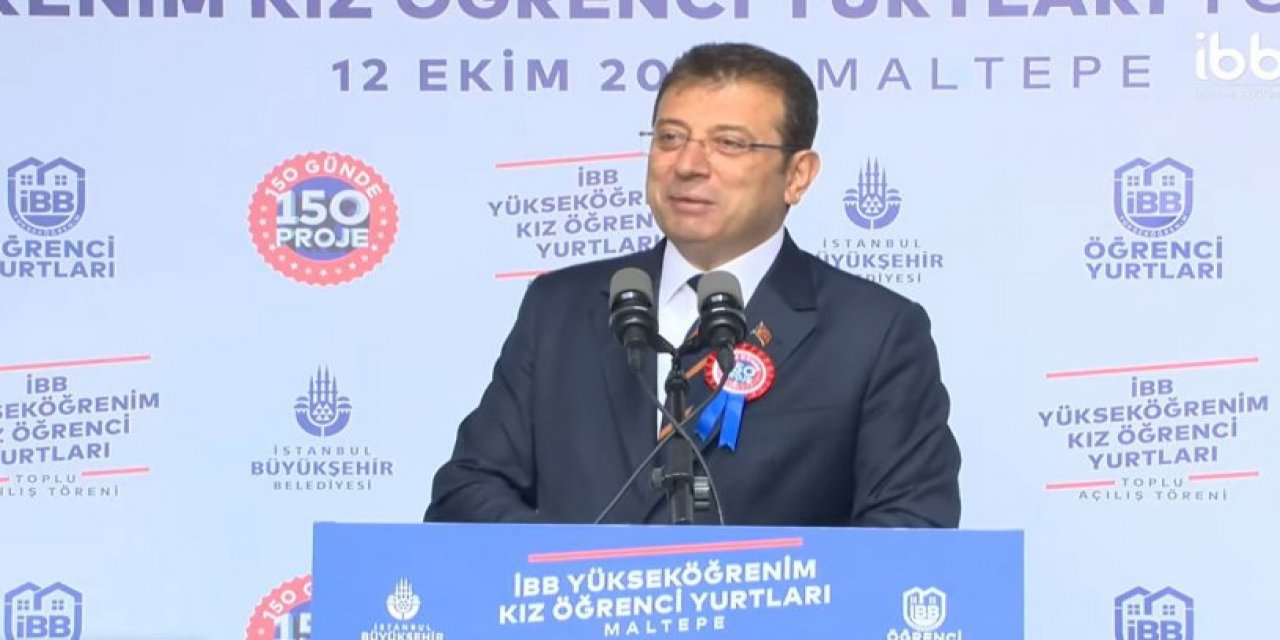 'Hangi akla hizmet ettiğini biliyoruz' diyen İmamoğlu, AKP'nin yurtlardaki 'vakıf' sevdasını anlattı