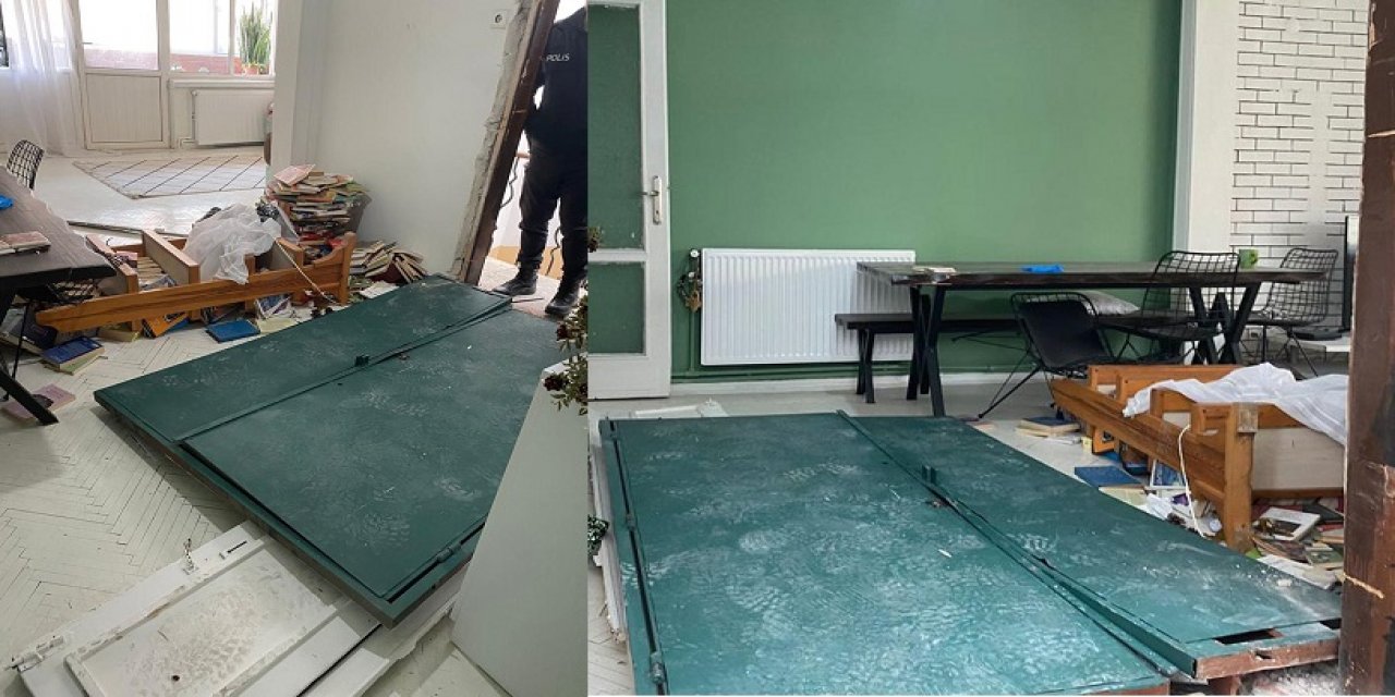 Skandal: Polis gece yarısı Sözcü muhabirinin evini bastı, kapıyı koçbaşıyla kırdı!