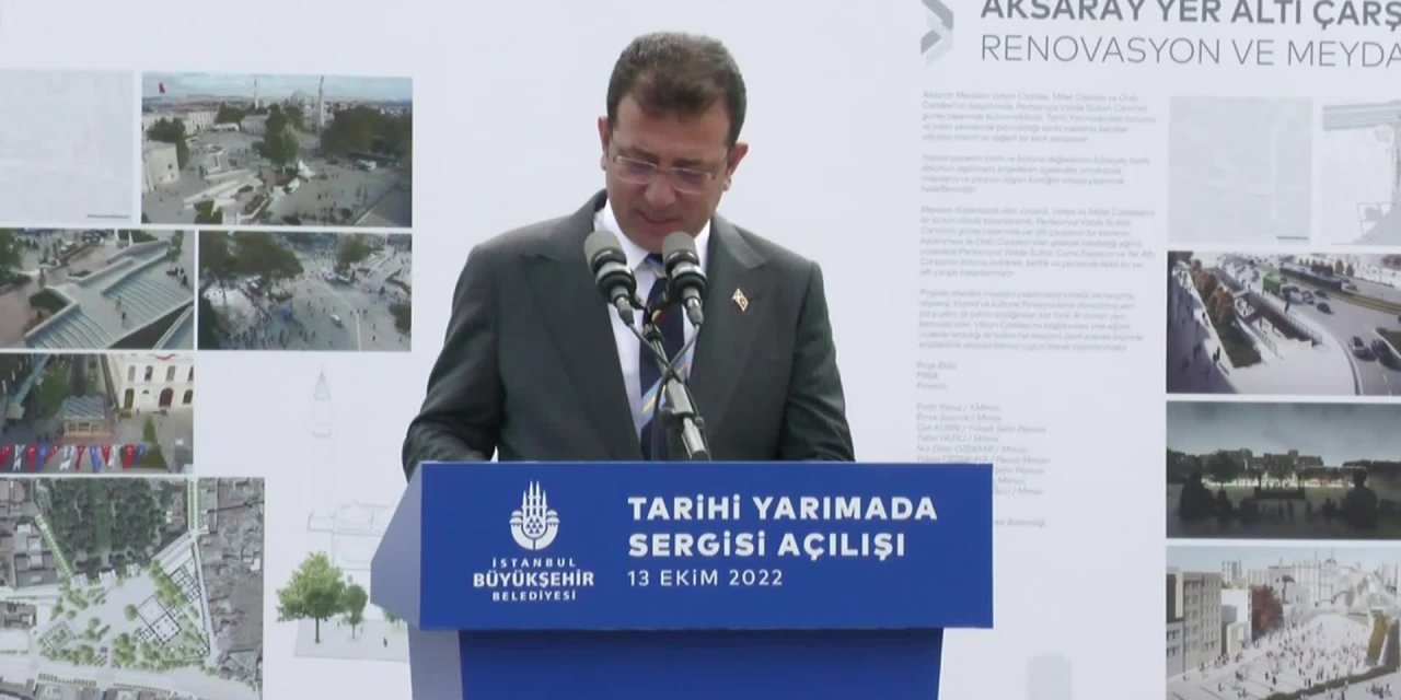 İMAMOĞLU'NDAN TEPKİ "BİLGİ SAHİBİ OLSUNLAR, ONDAN SONRA FİKİR YÜRÜTSÜNLER"