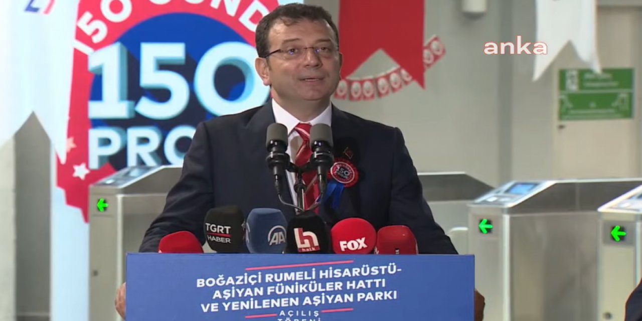 İmamoğlu'ndan açılışta Boğaziçi hatırlatması: 'Ne yazık ki uzun süredir cezalandırılıyorlar'