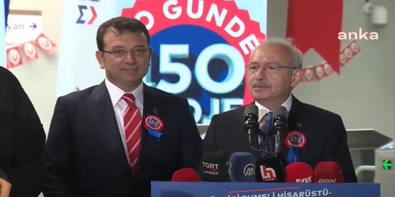 İmamoğlu: Çıkıp diyorlar ki 'İmamoğlu bizim projemizi sahipleniyor', sahiplenmesek batırırdınız