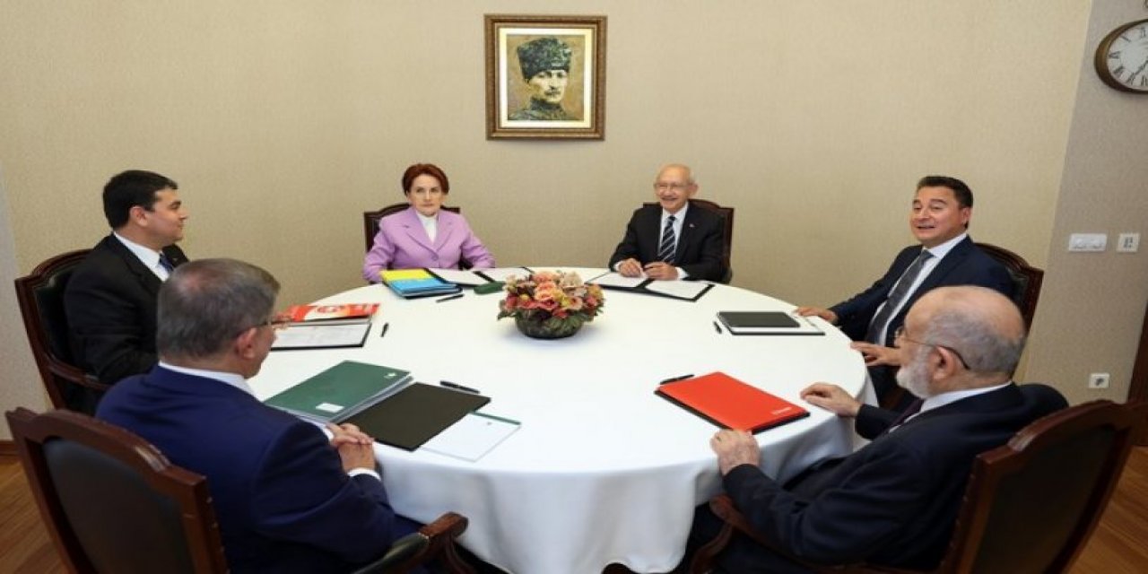 Altılı masadan adaylık için anket hamlesi: Sürpriz isimler ankette yer alabilir!