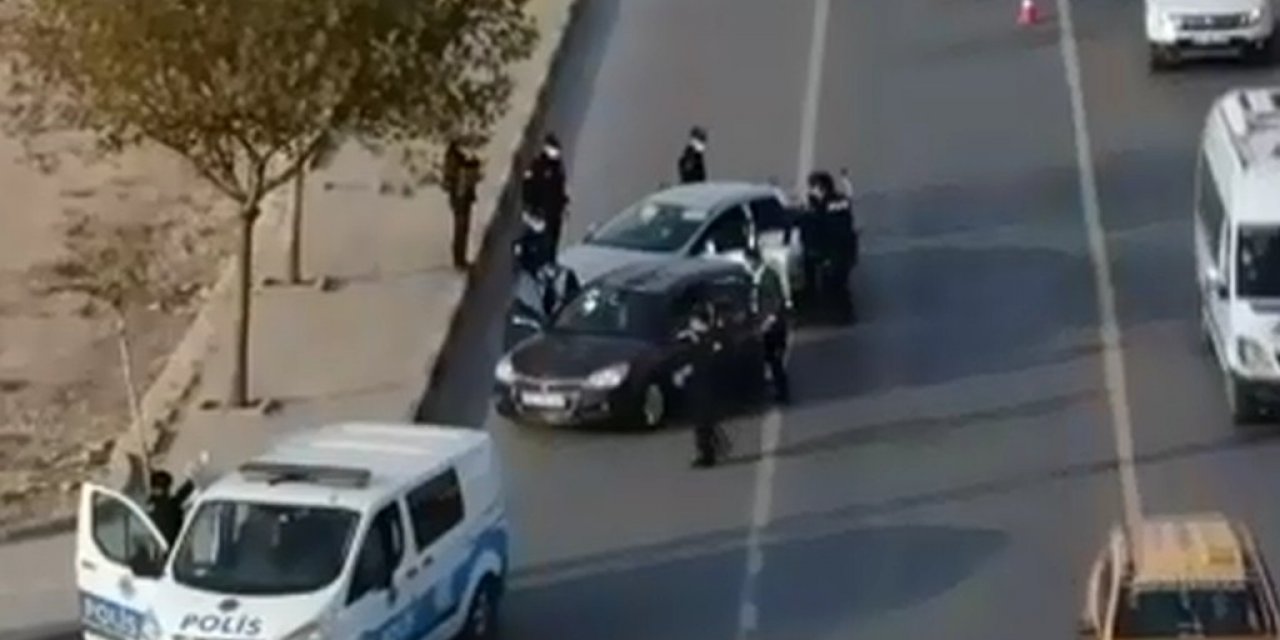 Gaziantep'te dron destekli asayiş uygulaması