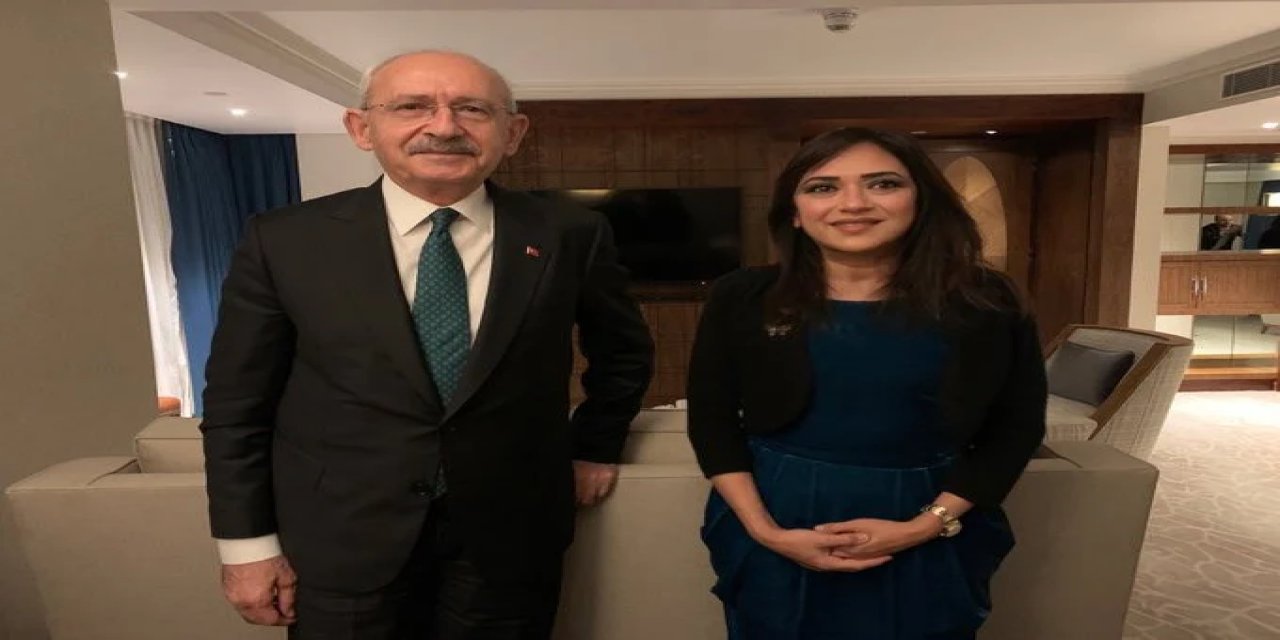 Kılıçdaroğlu İngiltere'de eski Taraf yazarı Amberin Zaman'la görüştü