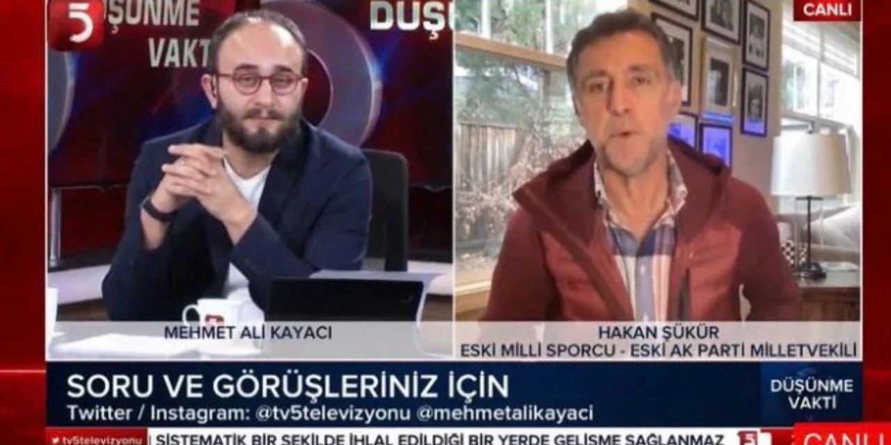 Hakan Şükür'ü yayına alan TV5 sunucusu kovuldu