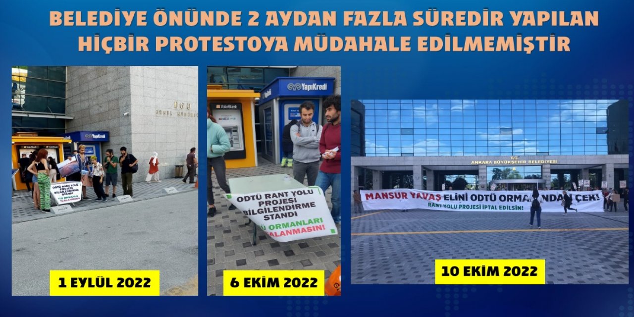 ABB'den "ODTÜ yolu tartışmalarına" ilişkin açıklama geldi: "Güzergâhta tek bir ağaç bile bulunmamaktadır"