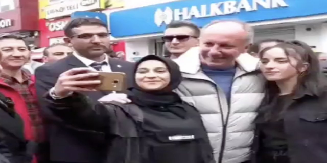 Muharrem İnce ile kendisini tanımayan genç arasında gülümseten diyalog: "Şarkıcıyım ben"