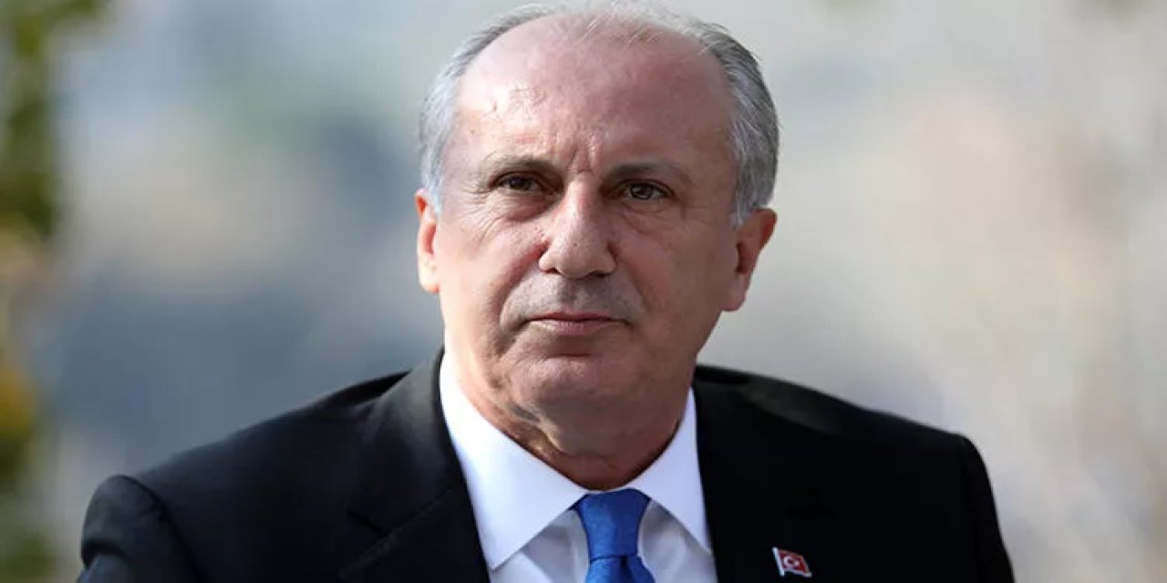 MEMLEKET PARTİSİ GENEL BAŞKANI MUHARREM İNCE: '' İstiklal caddesinde gerçekleşen patlama haberlerini üzüntüyle takip ediyorum''