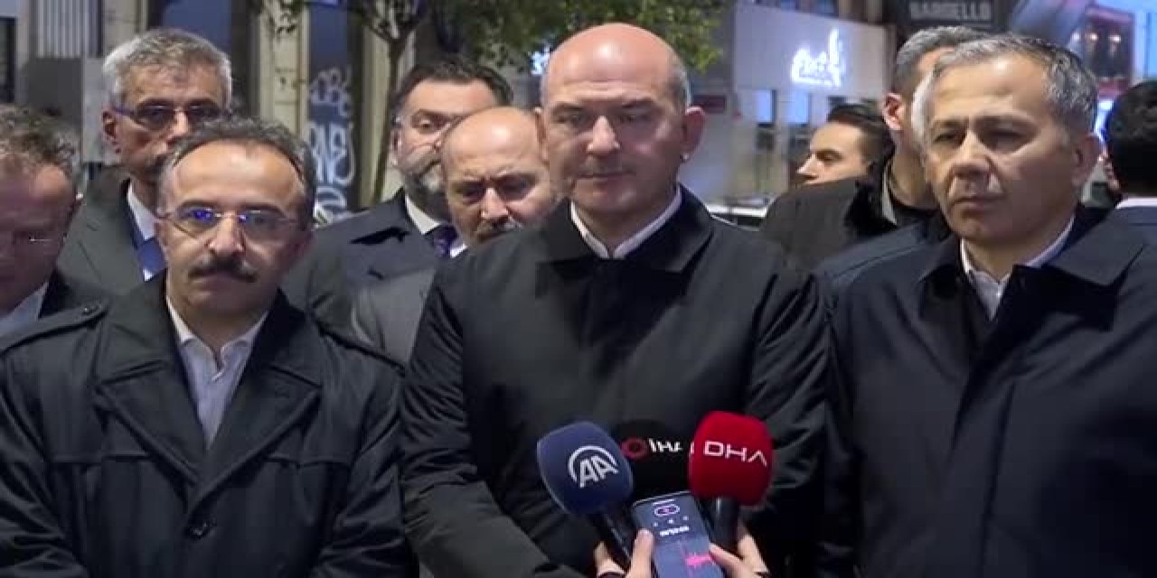 SÜLEYMAN SOYLU: “EYLEMİN TALİMATININ KOBANİ'DEN GELDİĞİ KONUSUNDA BİR DEĞERLENDİRMEMİZ VAR… BOMBAYI BIRAKAN KİŞİ İSTANBUL EMNİYET MÜDÜRLÜĞÜMÜZÜN EKİPLERİ TARAFINDAN GÖZALTINA ALINDI…