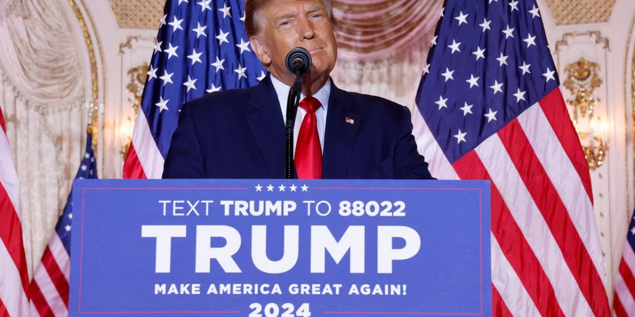 Trump, 2024 seçimlerinde başkan adaylığını resmen ilan etti!