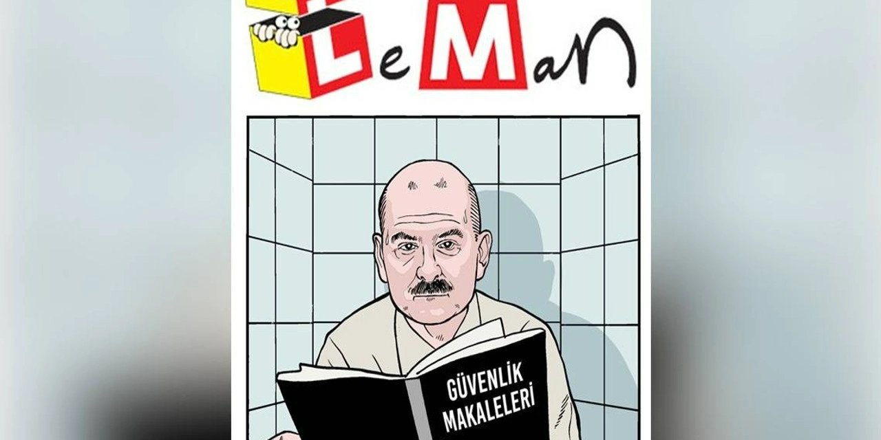 LeMan, 'güvenlik makaleleri' okuyan Bakan Soylu'yu kapağına taşıdı