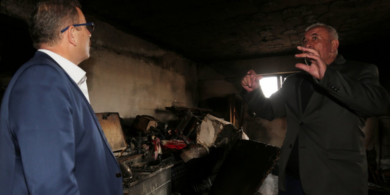 Yozgat'ta 8 katlı binada yangın: 26 kişi hastaneye kaldırıldı