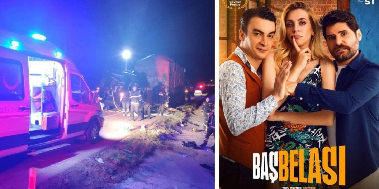 Tiyatrocuları taşıyan minibüs kaza yaptı: 3 kişi öldü, Sergen Deveci yoğun bakımda