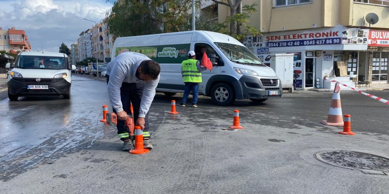 DİDİM BELEDİYESİ ÇALIŞIYOR, KENTİN SORUNLARI SON BULUYOR