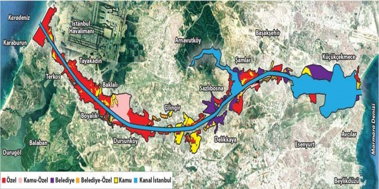 "Kanal İstanbul" projesinin güzergahında kimlerin arazisi var? İşte Erdoğan'ın çılgın projesinin perde arkası...