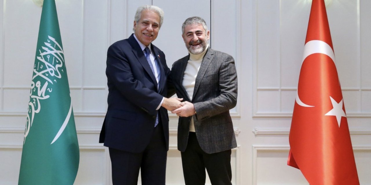 Bakan Nebati, Suudi Arabistan Ticaret Bakanı ile bir araya geldi: Verimli bir görüşme oldu