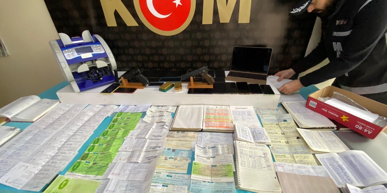 Yedi kentte tefecilik operasyonu: 60 milyon liralık haksız kazanç