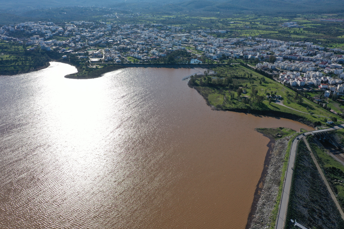 Bodrum barajlarında su seviyesi düştü
