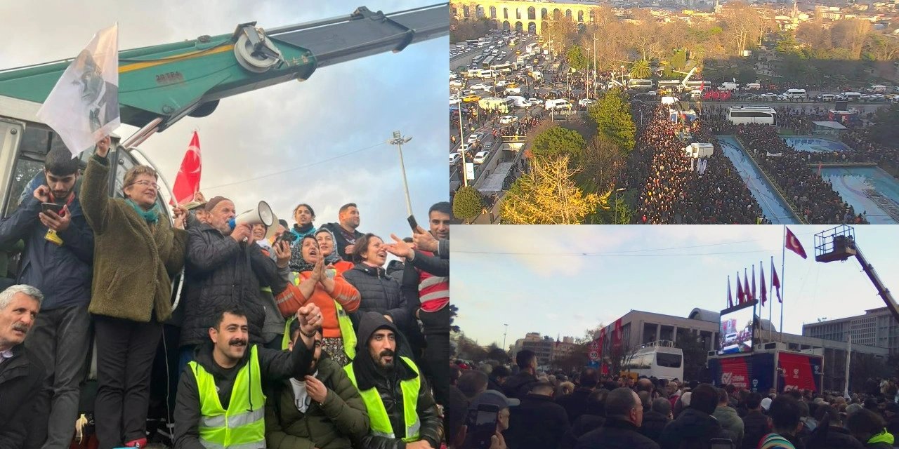 İstanbullular Saraçhane'de: İmamoğlu açıklama yapacak