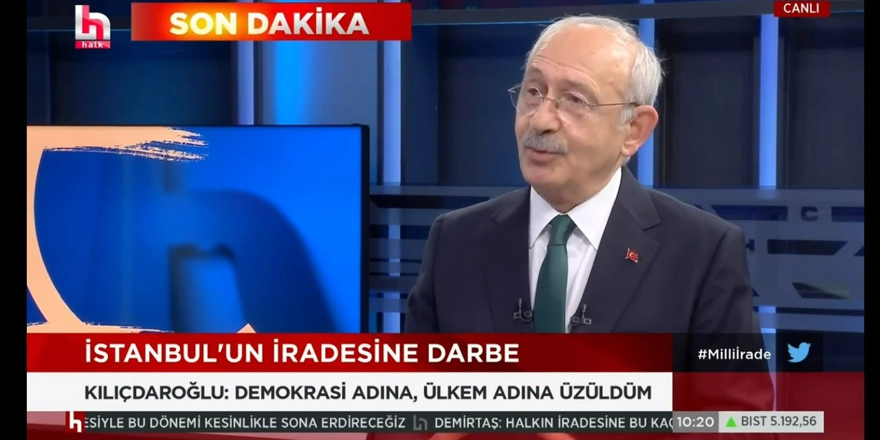 Kılıçdaroğlu: Dün İmamoğlu'na 'sakın üzülme' dedim