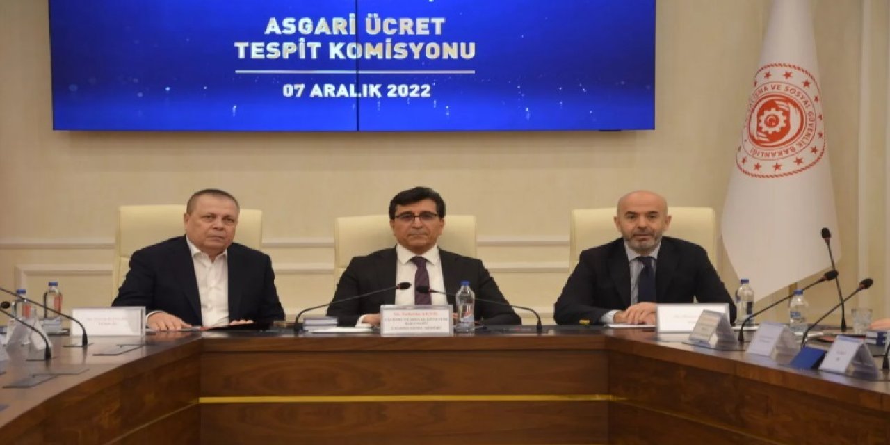 Asgari ücrette 3'üncü toplantı 20 Aralık'ta