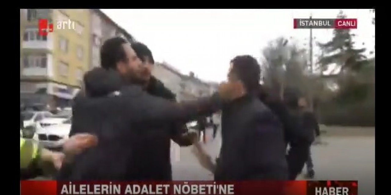 Polis HDP İstanbul İl Eş Başkanı Ferhat Encü'ye tokat attı!