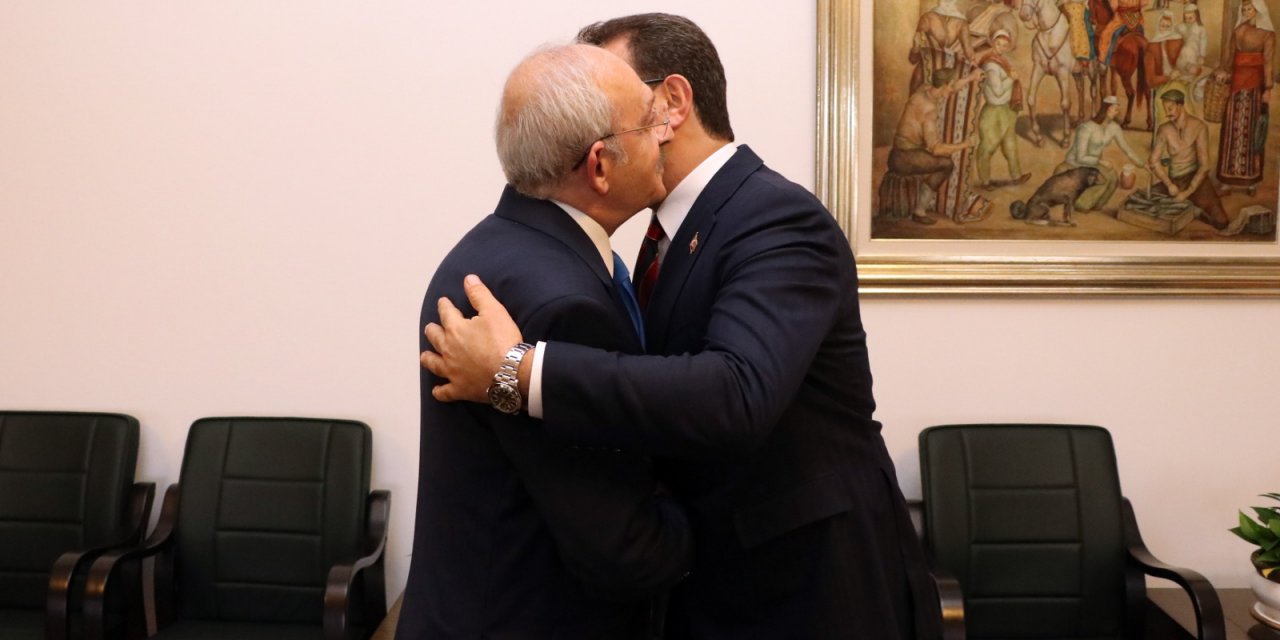 İmamoğlu ve Kılıçdaroğlu'nun buluşmasından ilk fotoğraf