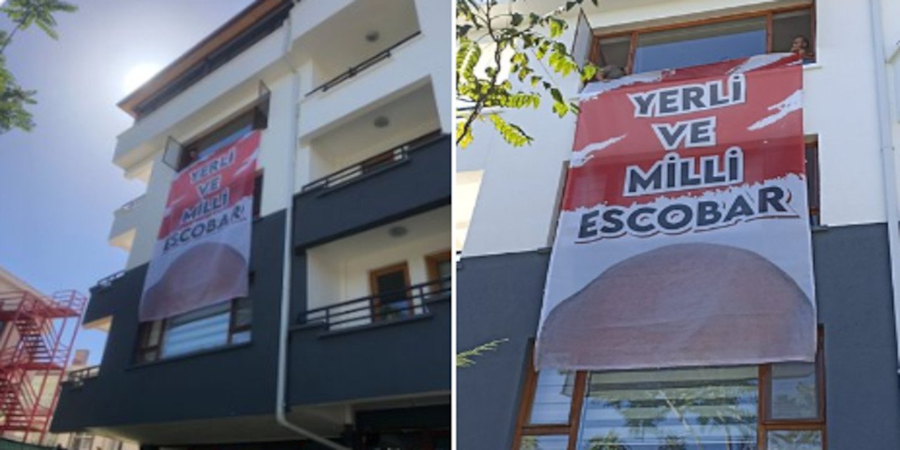 'Yerli ve milli Escobar' pankartına para cezası