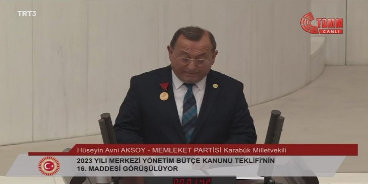 Memleket Partisi Milletvekili Hüseyin Avni Aksoy: Asgari ücreti 11.000 yapalım en düşük emekli maaşı da asgari ücrete sabitlensin