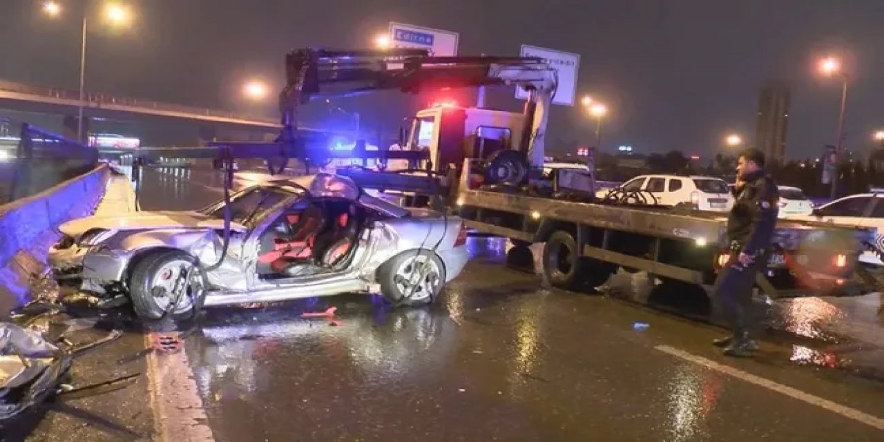 Lüks otomobilin aşırı hızı ölüm getirdi