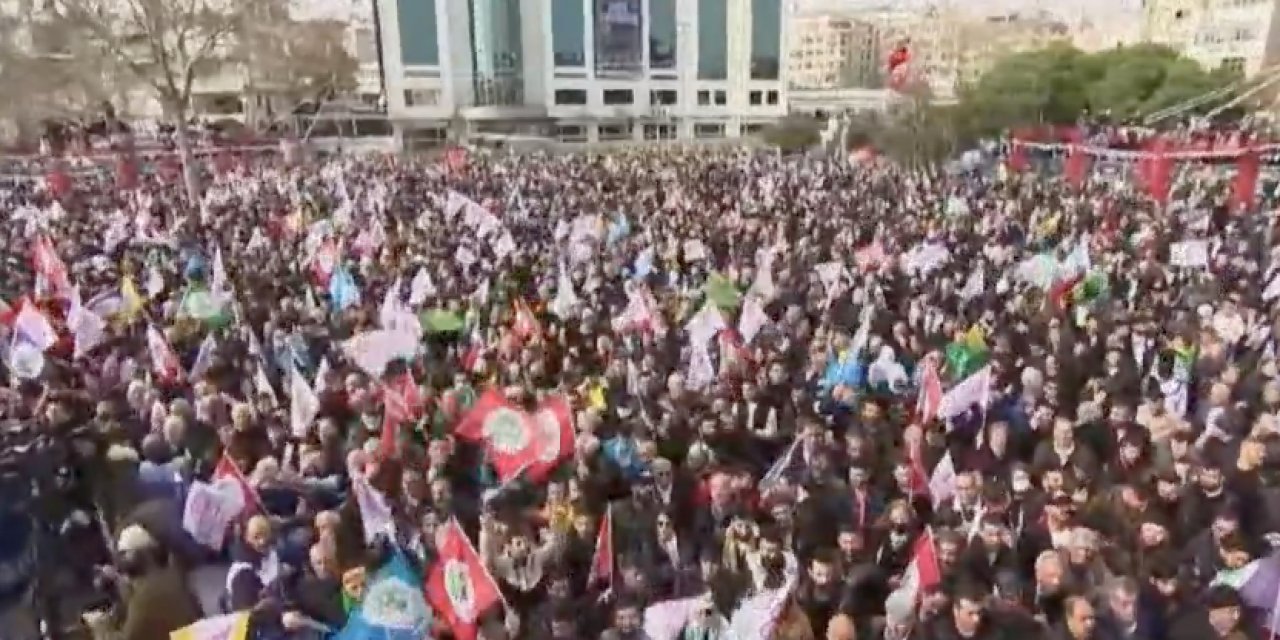 Emek ve Özgürlük İttifakı ilk mitingini yapıyor