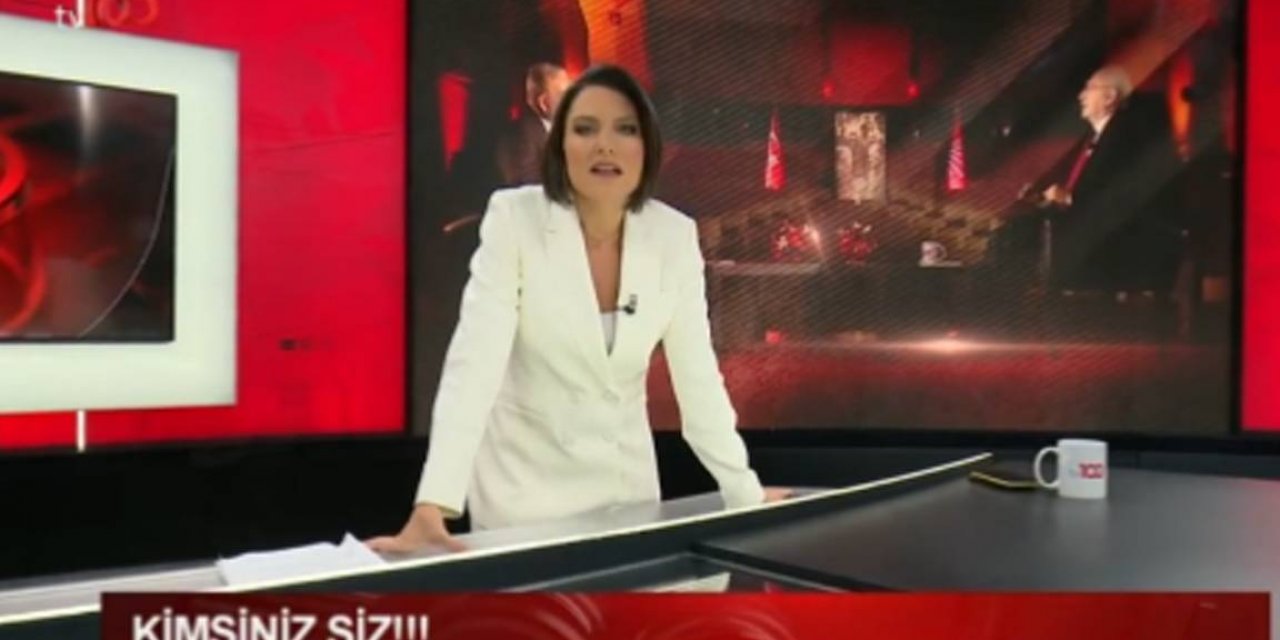 Ece Üner TV100 ekranından tepki gösterdi: SADAT’ın olması gereken yer televizyon kanalları değil, bağımsız mahkemelerin sanık kürsüleridir, tarafımız da budur