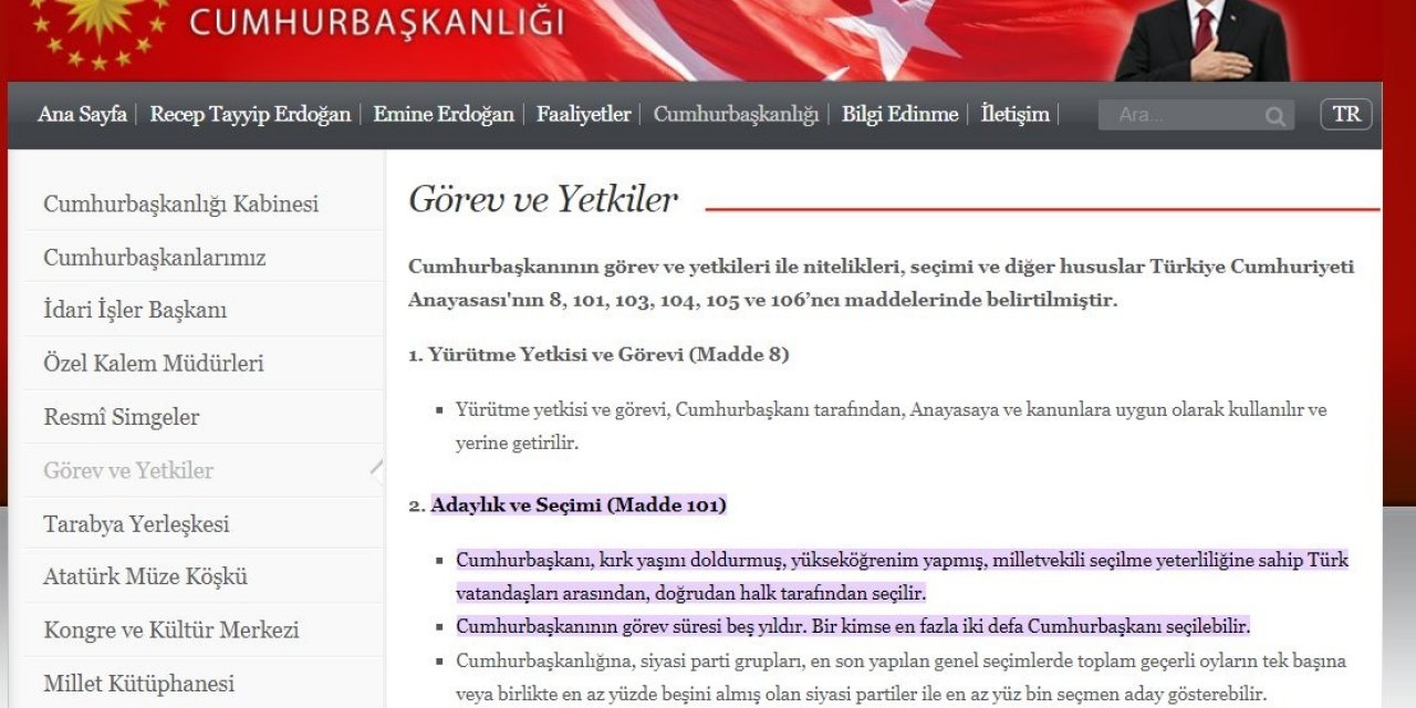 Cumhurbaşkanlığı Sitesinde Erdoğan’a kumpas mı kuruldu?