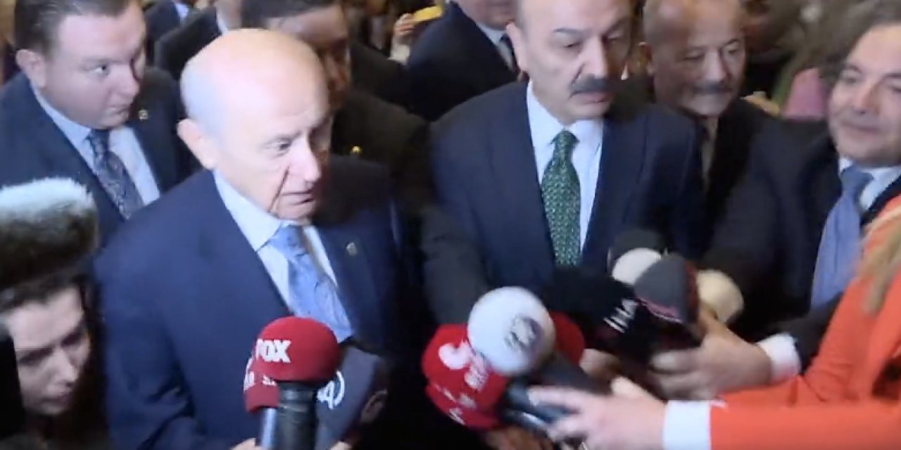 Bahçeli, Sinan Ateş'i soran gazeteciye 'İşine bak' dedi
