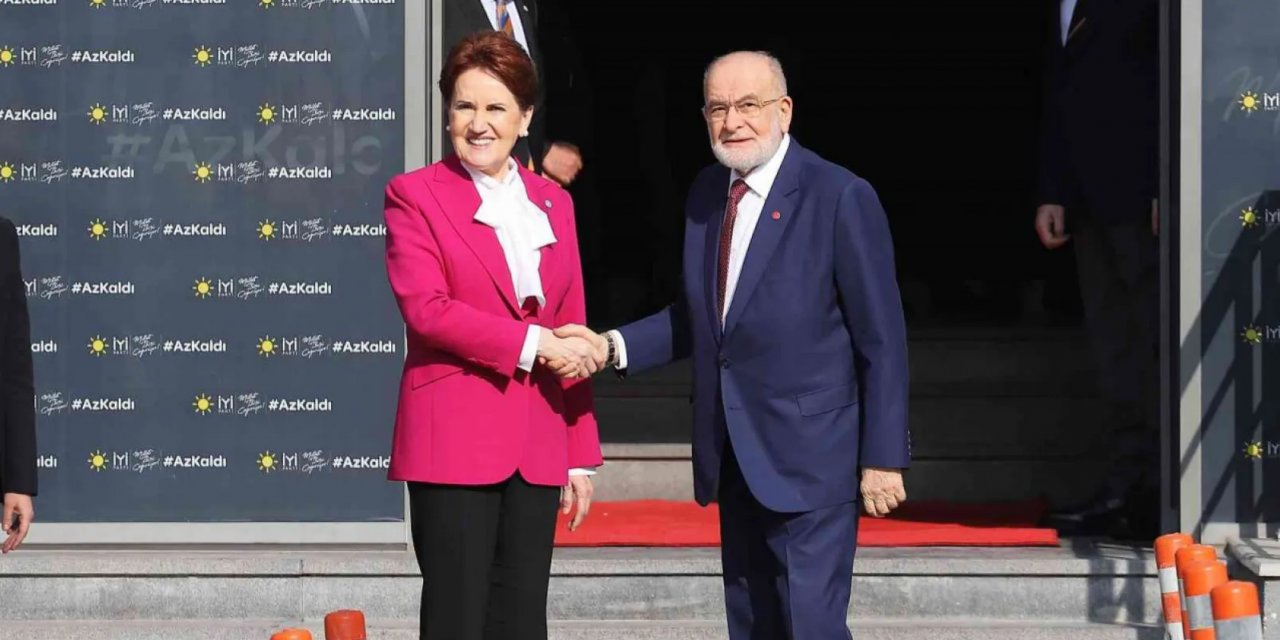 Altılı Masa'nın 11. toplantısı başladı: Liderler İYİ Parti'ye geldi