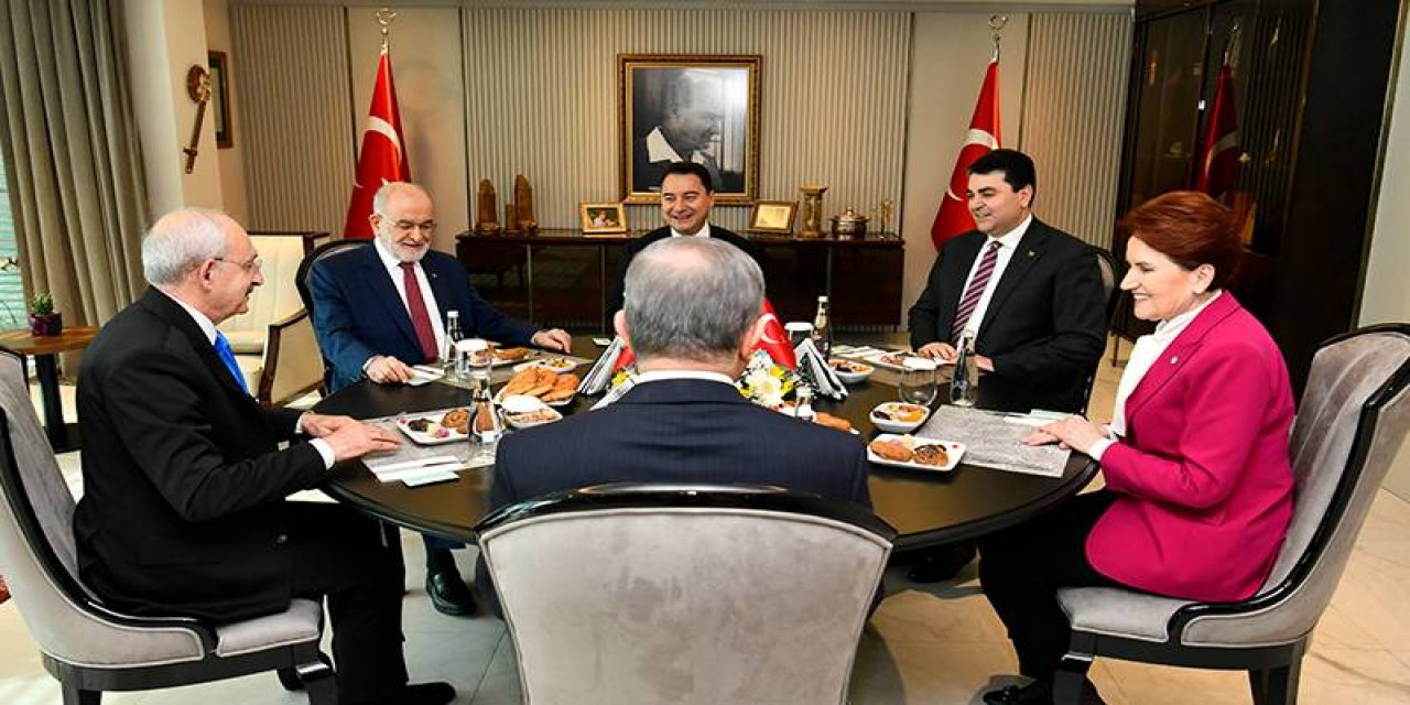 Altılı Masa'dan ortak açıklama