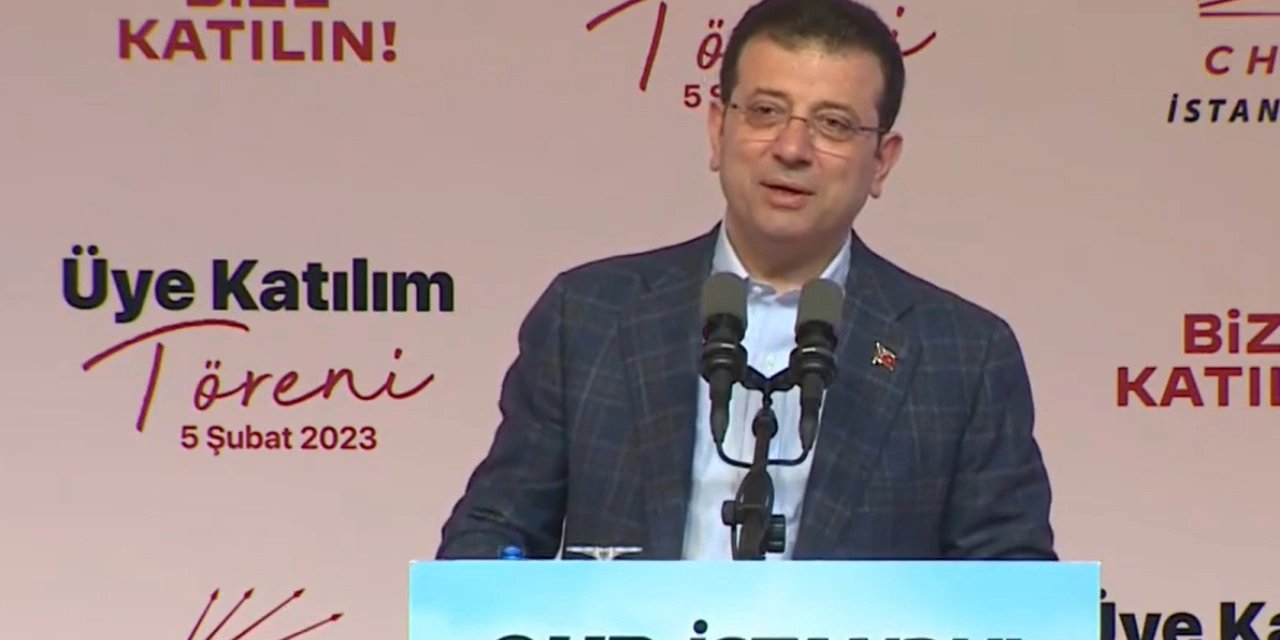 İmamoğlu: Bir kişi gidecek, 86 milyon insan gelecek