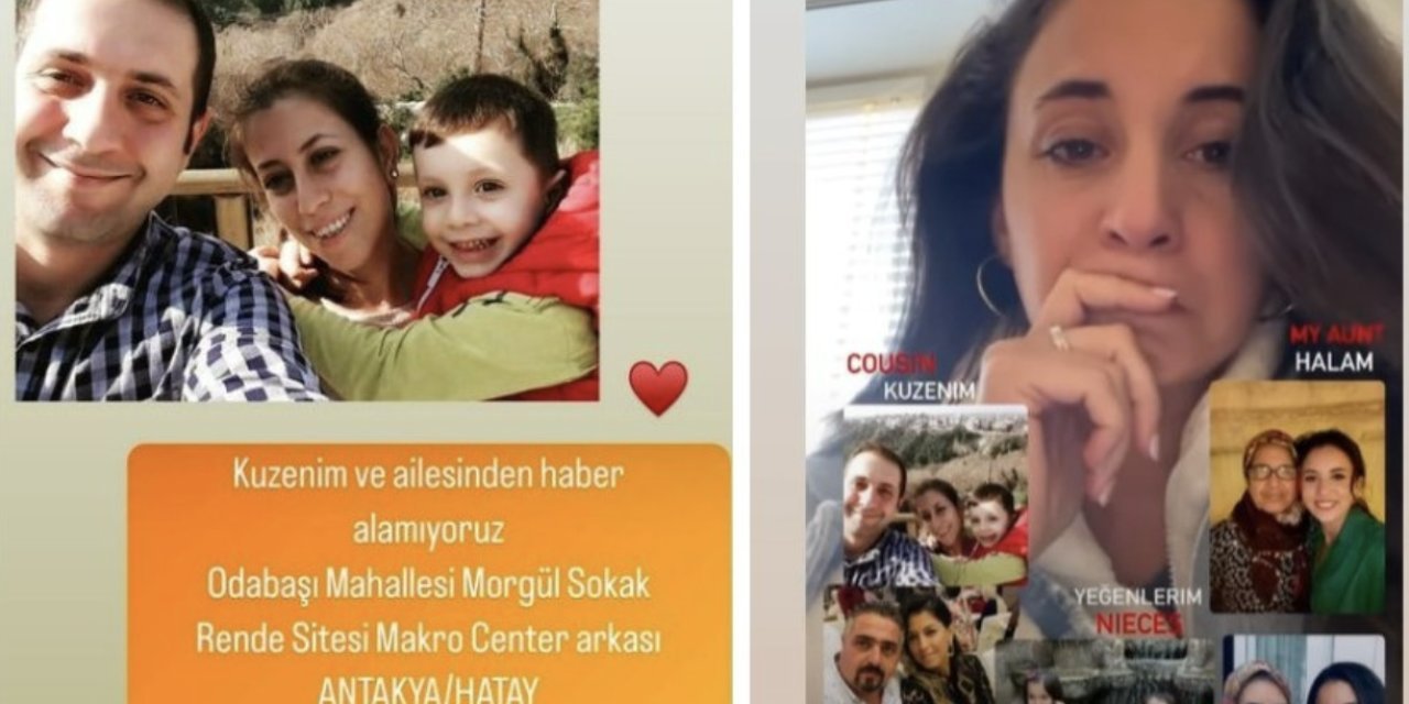 Müzisyen Karsu Dönmez, Hatay'daki ailesinin fotoğraflarını paylaştı: Bizde çok kayıp var