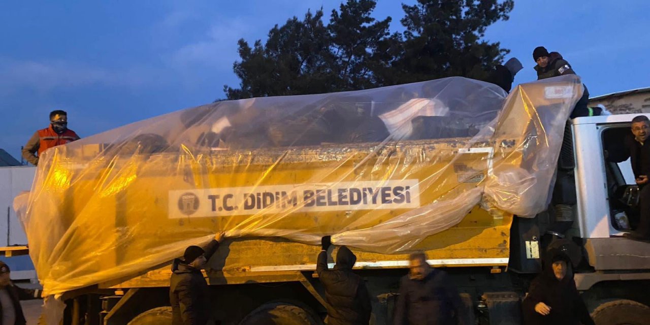 DİDİM’DEN DEPREM BÖLGESİNE DESTEKLER DEVAM EDİYOR