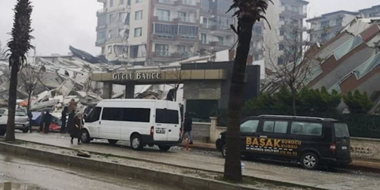 Yıkılan sitenin müteahhidinden gazeteciye: Her yer yıkıldı, benim binam mı mesele, bana binayı soramazsınız..."