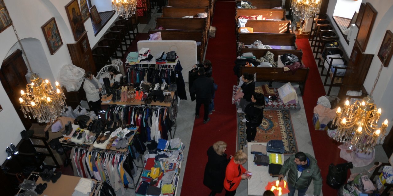 Mersin Rum Ortodoks Kilisesi kapılarını depremzedelere açtı