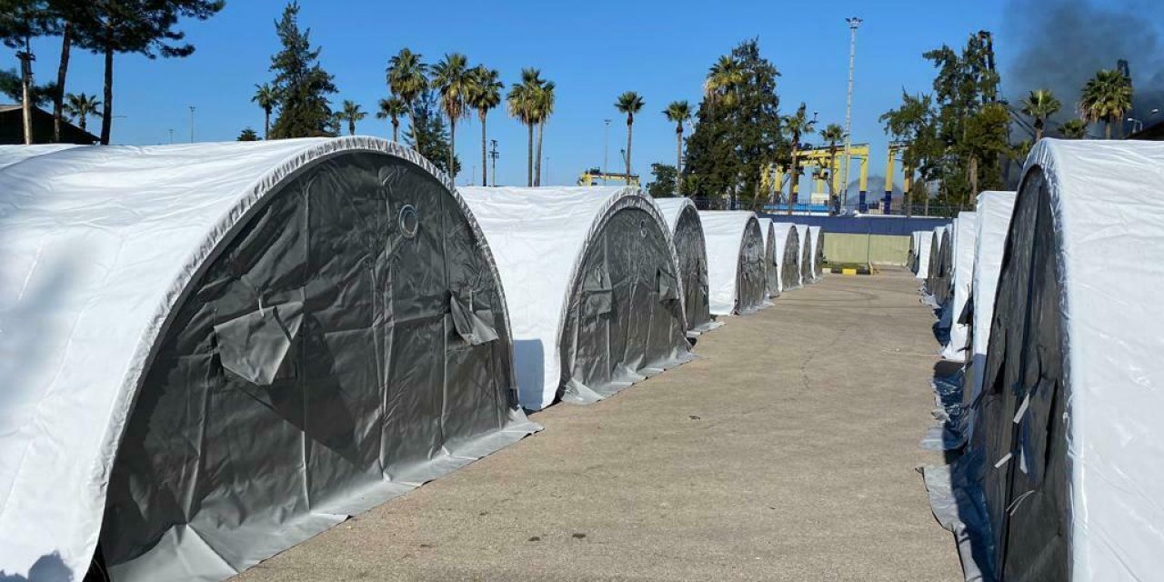 Afet çadırları 'yangına dayanıklı' olmalı