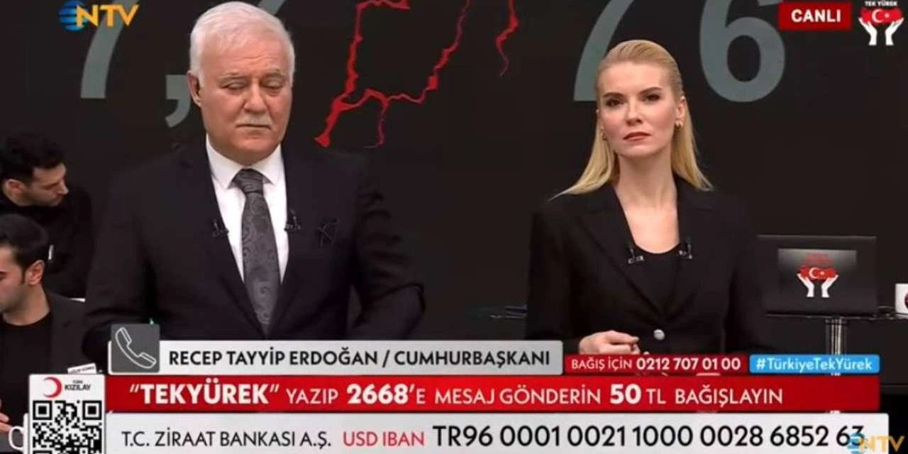 Erdoğan yardım kampanyası ortak yayınına bağlandı, Kabine'nin yaptığı bağışı hatırlattı