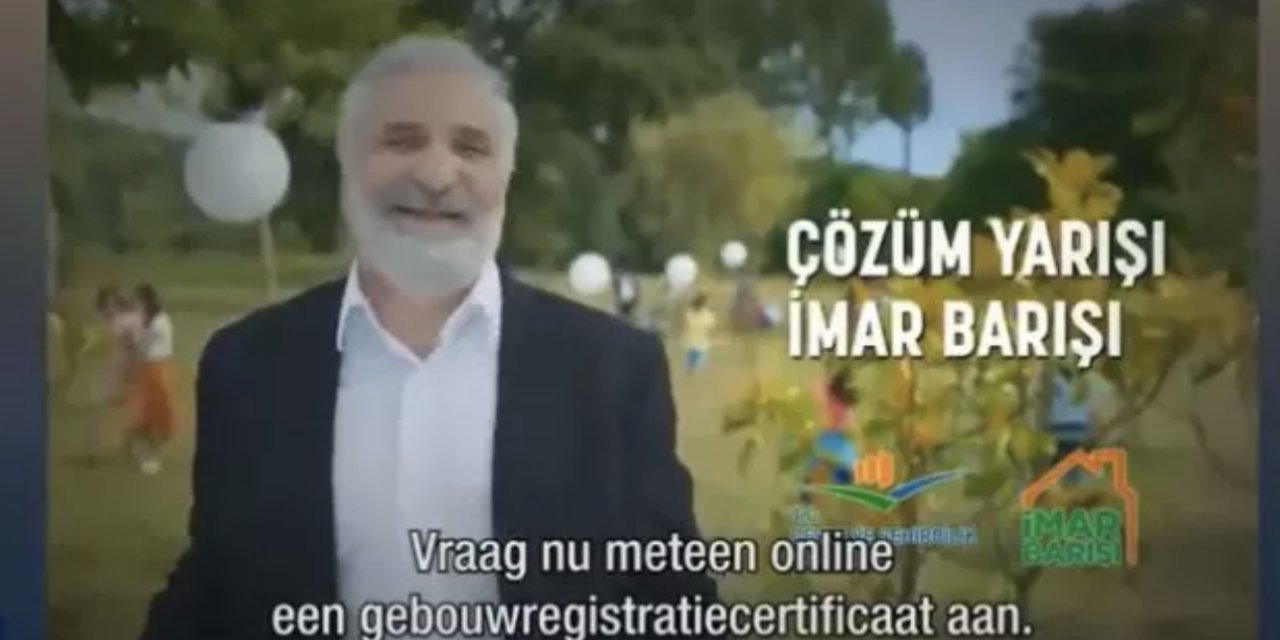 'İmar affı' reklamı Hollanda'da gündem oldu