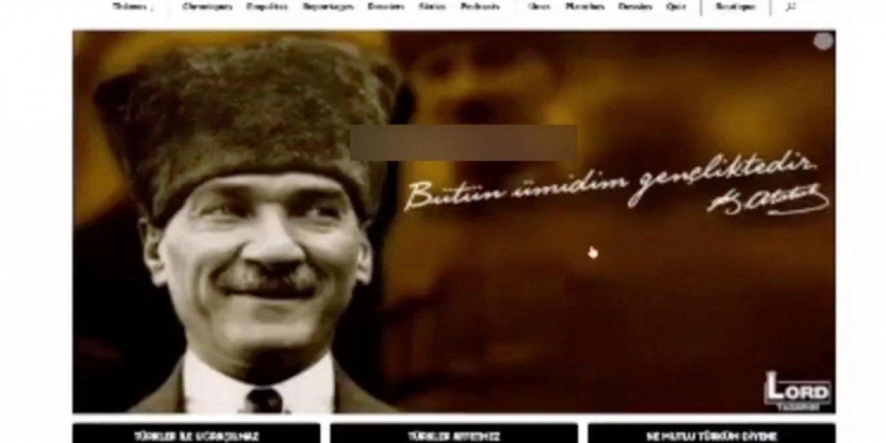 Tepki çeken Charlie Hebdo hacklendi... Atatürk fotoğrafı ve Türk bayrağı konuldu