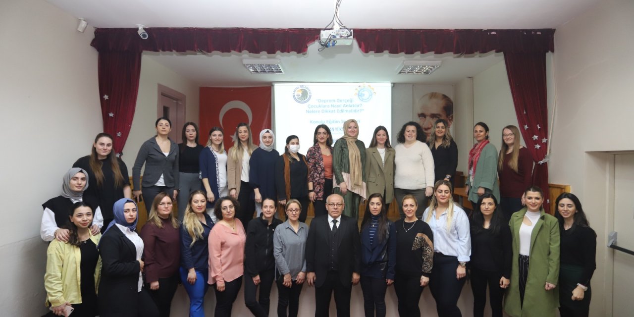 Kreş Öğretmenleri Çocuklara Depremi Anlatmak İçin Eğitim Aldı